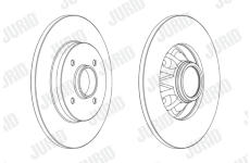 Brzdový kotouč JURID 562937JC-1