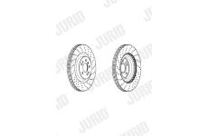 Brzdový kotouč JURID 562954JC-1