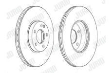 Brzdový kotouč JURID 562989JC-1