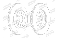 Brzdový kotouč JURID 562990JC-1