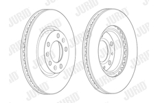 Brzdový kotouč JURID 562992JC