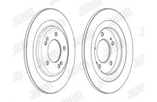 Brzdový kotouč JURID 563000JC