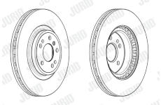 Brzdový kotouč JURID 563002JC-1