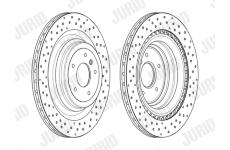 Brzdový kotouč JURID 563017JC