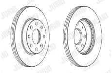 Brzdový kotouč JURID 563019JC
