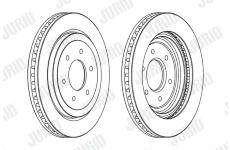 Brzdový kotouč JURID 563024JC-1
