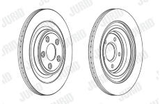 Brzdový kotouč JURID 563027JC