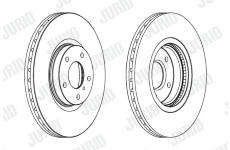Brzdový kotouč JURID 563032JC-1