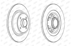 Brzdový kotouč JURID 563035JC-1