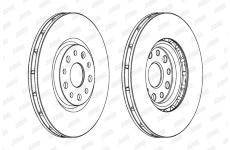 Brzdový kotouč JURID 563036JC