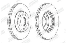 Brzdový kotouč JURID 563039JC