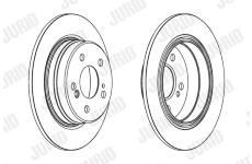Brzdový kotouč JURID 563040JC