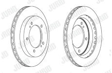 Brzdový kotouč JURID 563049JC