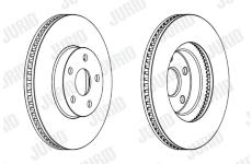 Brzdový kotouč JURID 563051JC
