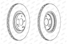 Brzdový kotouč JURID 563059JC-1