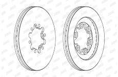 Brzdový kotouč JURID 563060JC