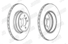 Brzdový kotouč JURID 563066JC-1