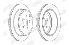 Brzdový kotouč JURID 563109JC