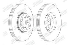 Brzdový kotouč JURID 563122J-1