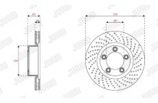 Brzdový kotouč JURID 563536JC-1