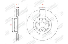 Brzdový kotouč JURID 563695JC-1