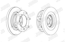 Brzdový kotouč JURID 567118J