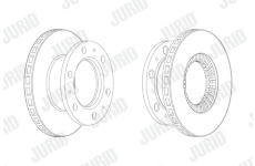 Brzdový kotouč JURID 567121J