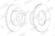 Brzdový kotouč JURID 567122J