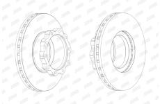 Brzdový kotouč JURID 567400J