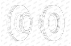 Brzdový kotouč JURID 567403J