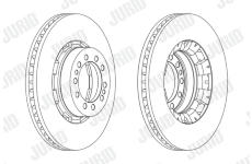 Brzdový kotouč JURID 567952J