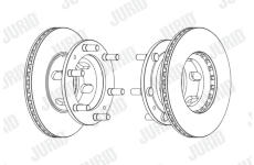 Brzdový kotouč JURID 569124J