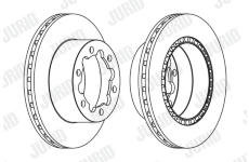 Brzdový kotouč JURID 569138J