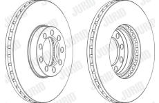Brzdový kotouč JURID 569153J