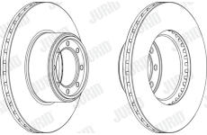 Brzdový kotouč JURID 569195J