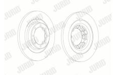 Brzdový kotouč JURID 569250J