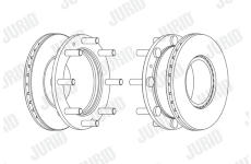 Brzdový kotouč JURID 569264J