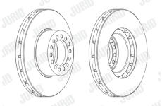 Brzdový kotouč JURID 569265J
