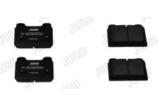 Sada brzdových destiček, kotoučová brzda JURID 571215J