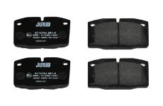 Sada brzdových destiček, kotoučová brzda JURID 571276J