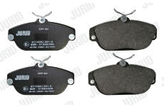 Sada brzdových destiček, kotoučová brzda JURID 571456J