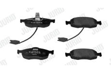 Sada brzdových destiček, kotoučová brzda JURID 571522J