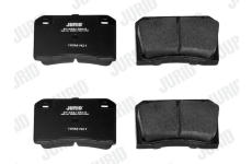 Sada brzdových destiček, kotoučová brzda JURID 571532J