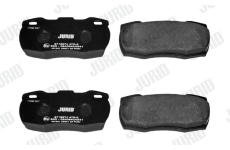Sada brzdových destiček, kotoučová brzda JURID 571827J