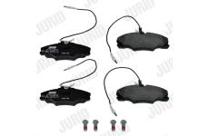 Sada brzdových destiček, kotoučová brzda JURID 571897J