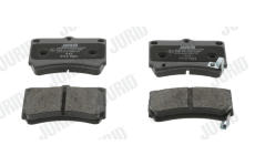 Sada brzdových destiček, kotoučová brzda JURID 572145J