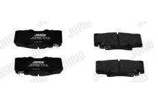 Sada brzdových destiček, kotoučová brzda JURID 572253J