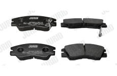 Sada brzdových destiček, kotoučová brzda JURID 572281J
