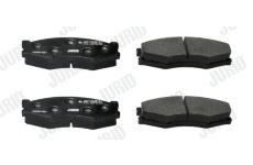 Sada brzdových destiček, kotoučová brzda JURID 572312J