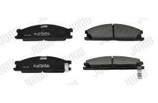 Sada brzdových destiček, kotoučová brzda JURID 572373J